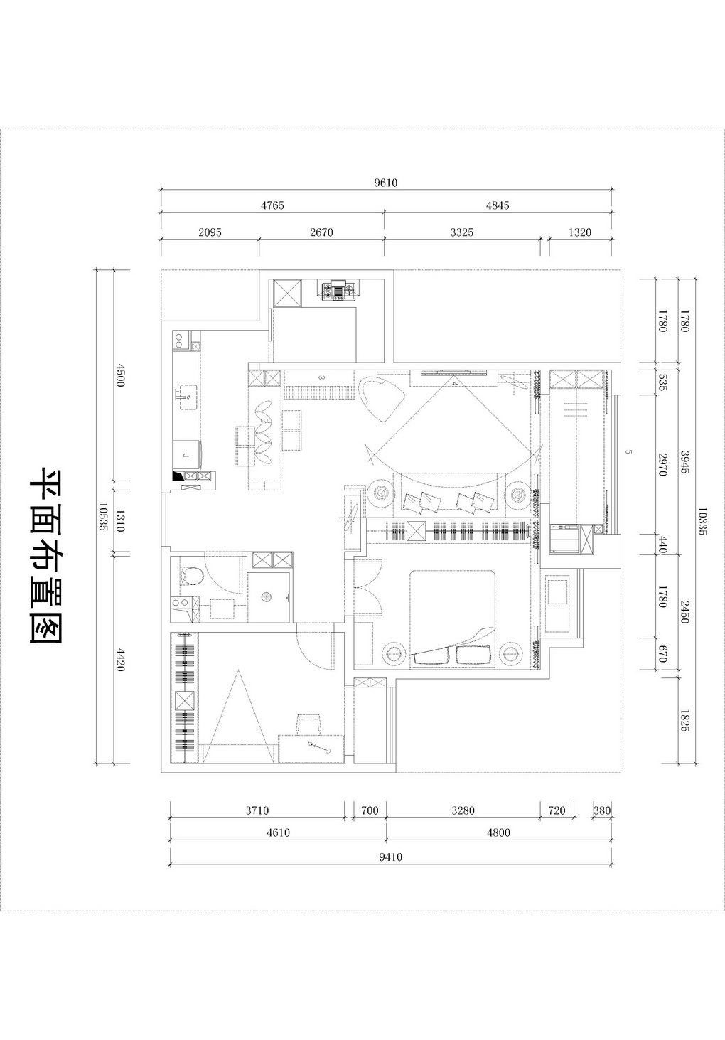平面图装修效果图